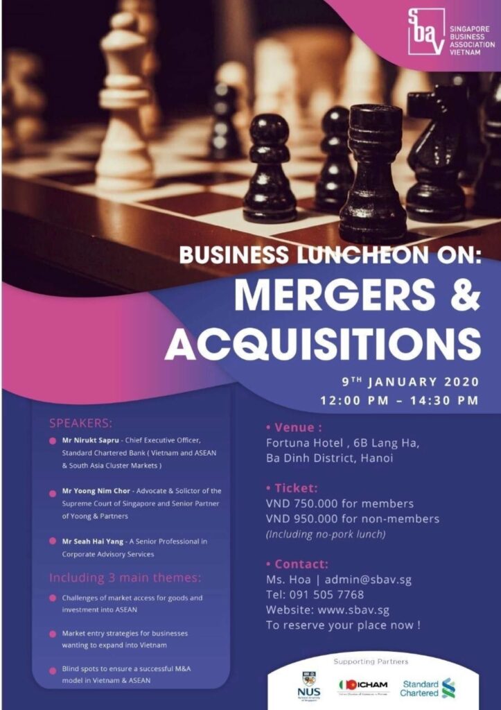 M & A Luncheon Talk 6 Jan 2020 Hanoi, Vietnam web