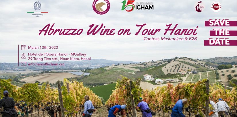 Abruzzo Wine Tour in Hanoi design_Save The Date
